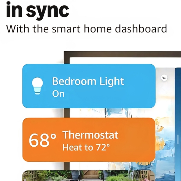 Alexa ECHO SHOW 15 Monitor Full HD Kitchen Hub Tablet Fire TV Screen Smart Home - Picture 7 of 8